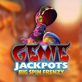 Jackpots logo of Genie Jackpots: Big Spin Frenzy from Blueprint Gaming at Lizaro Casino