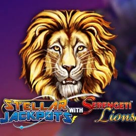 Stellar Jackpots with Serengeti Lions game by Lightning Box Game – logo hosted on Lizaro Casino